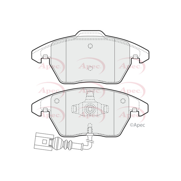 APEC BRAKE PADS (FRONT) (R90) image