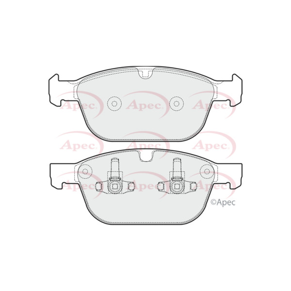 APEC BRAKE PADS (FRONT) (R90) image