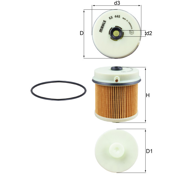 FUEL FILTER - ELEMENT image