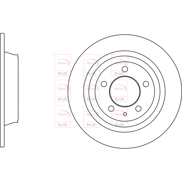 BRAKE DISC (REAR) (SINGLE) image