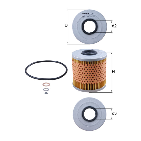 OIL FILTER - ELEMENT image