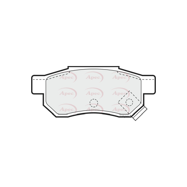 APEC BRAKE PADS (REAR) (R90) image