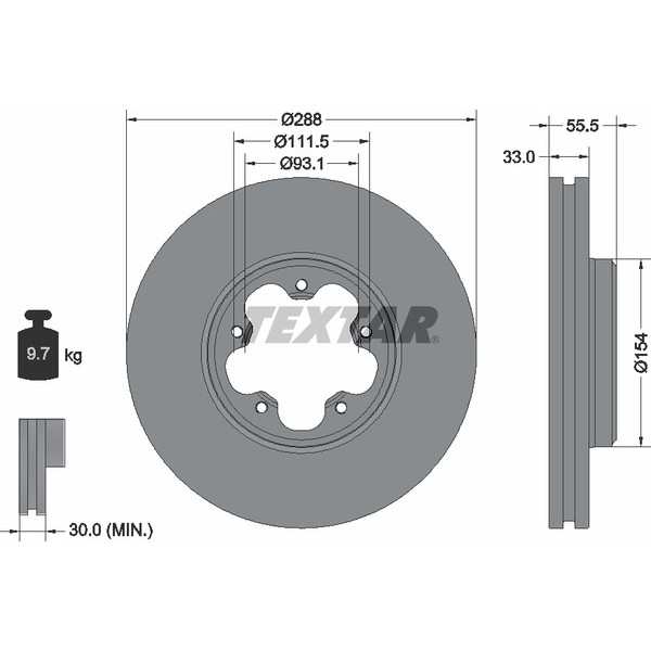 TEXTAR LCV DISCS image