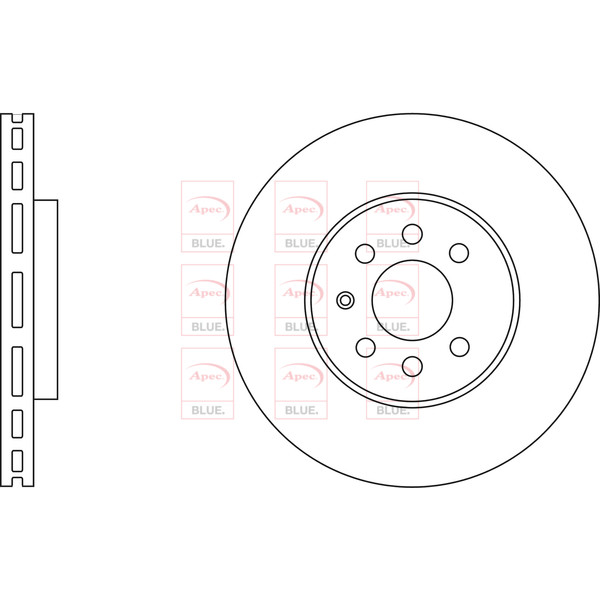 BRAKE DISC (FRONT) (SINGLE) image
