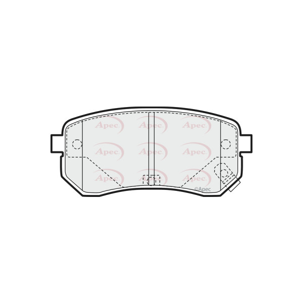 APEC BRAKE PADS (REAR) (R90) image