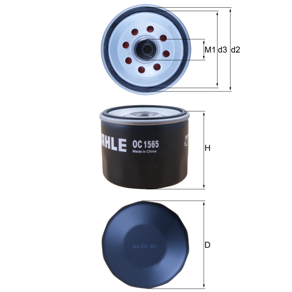 OIL FILTER - SPIN ON image