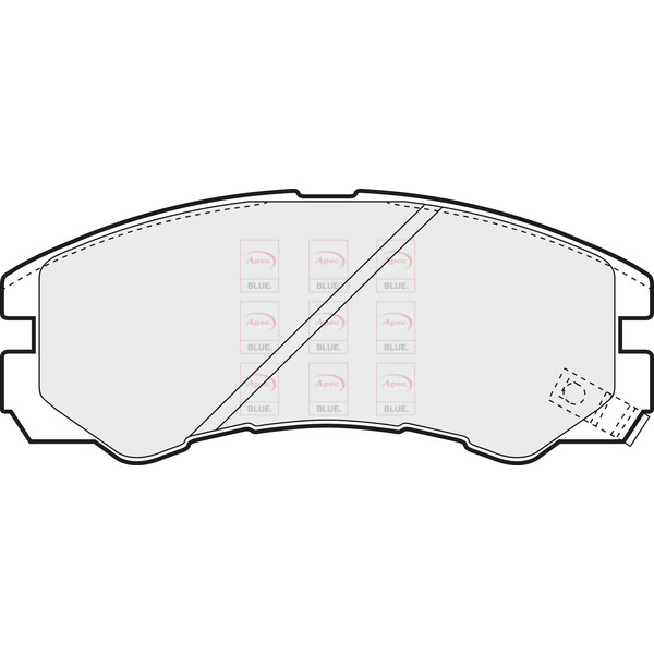 APEC BLUE BRAKE PADS (FRONT) (R90) image