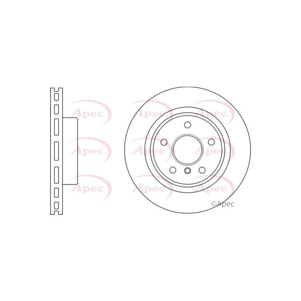 APEC BRAKE DISC (FRONT) (SINGLE) image
