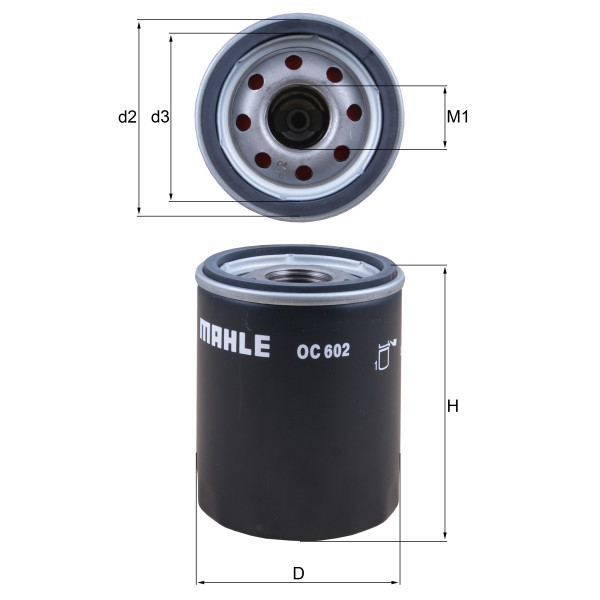 OIL FILTER - SPIN ON image