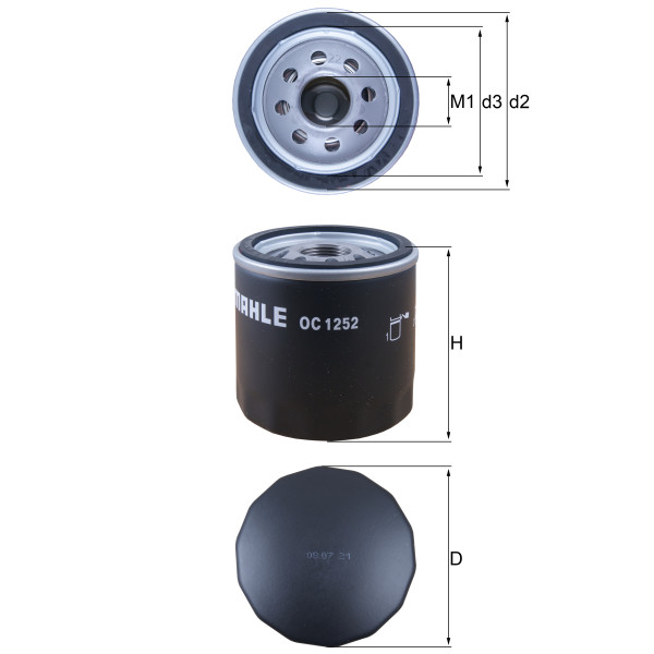 OIL FILTER - SPIN ON image