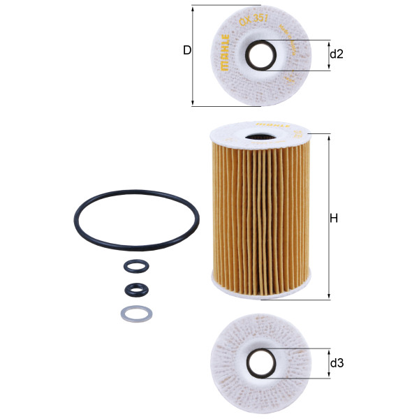 OIL FILTER - ELEMENT image