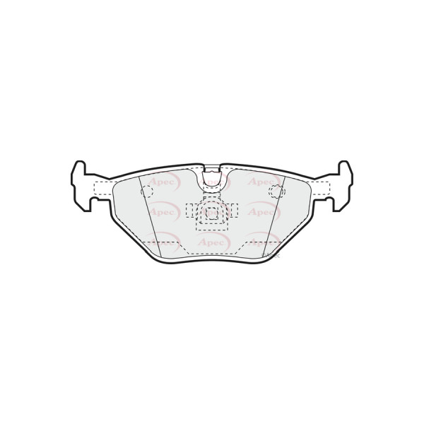 APEC BRAKE PADS (REAR) (R90) image