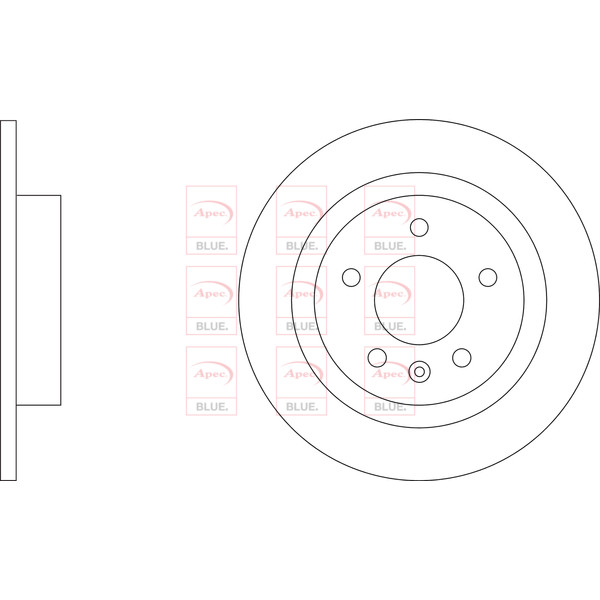 BRAKE DISC (REAR) (SINGLE) image