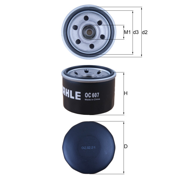OIL FILTER - SPIN ON image