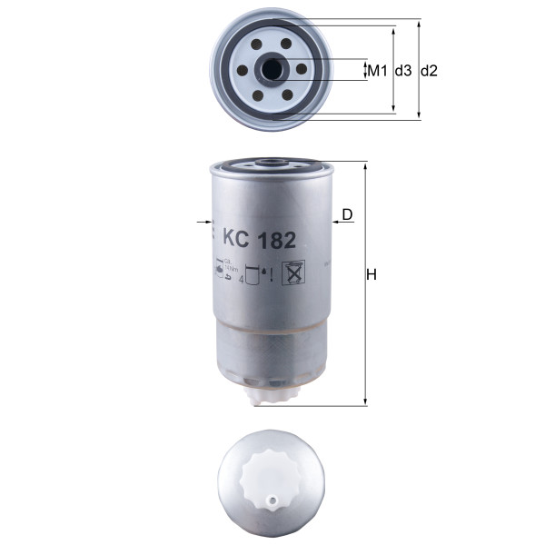 FUEL FILTER - SPIN ON image