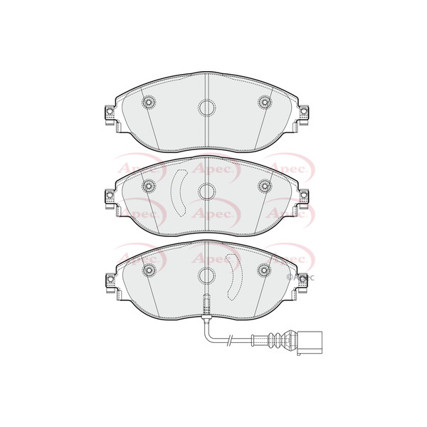 APEC BRAKE PADS (FRONT) (R90) image