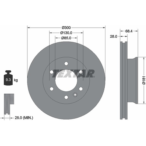 TEXTAR LCV DISCS image