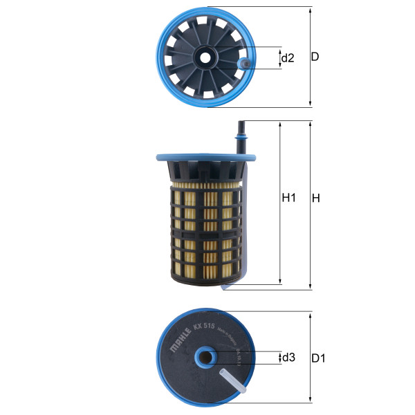 FUEL FILTER - ELEMENT image