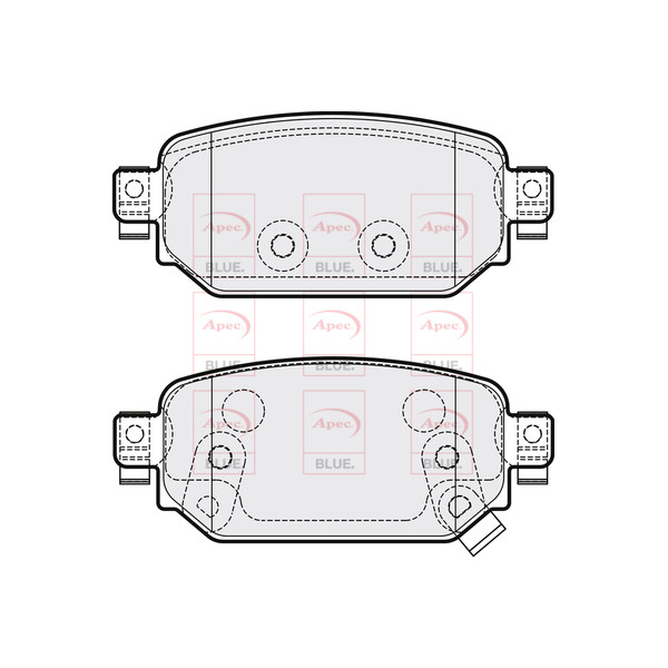BRAKE PADS (REAR) (R90) image