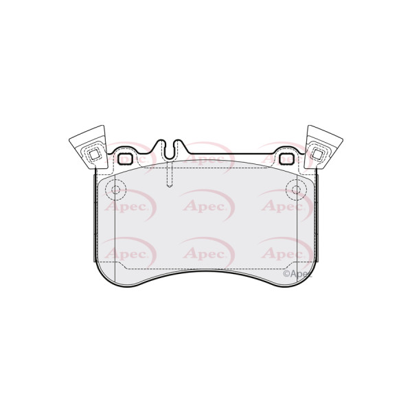 APEC BRAKE PADS (FRONT) (R90) image