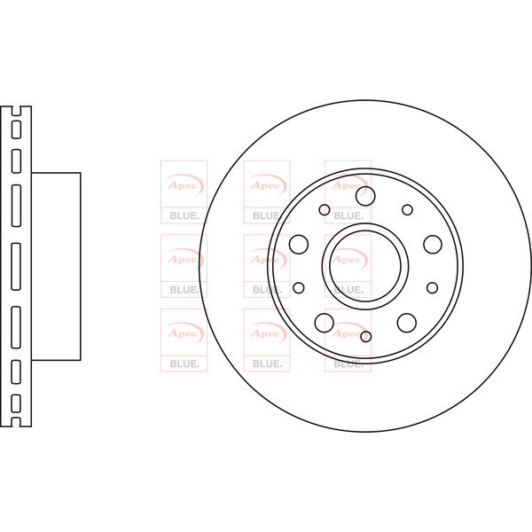 BRAKE DISC (FRONT) (SINGLE) image