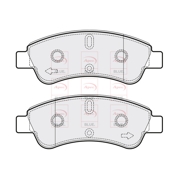 BRAKE PADS (FRONT) (R90) image