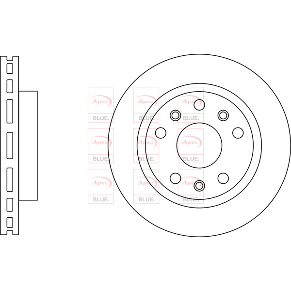 BRAKE DISC (FRONT) (SINGLE) image