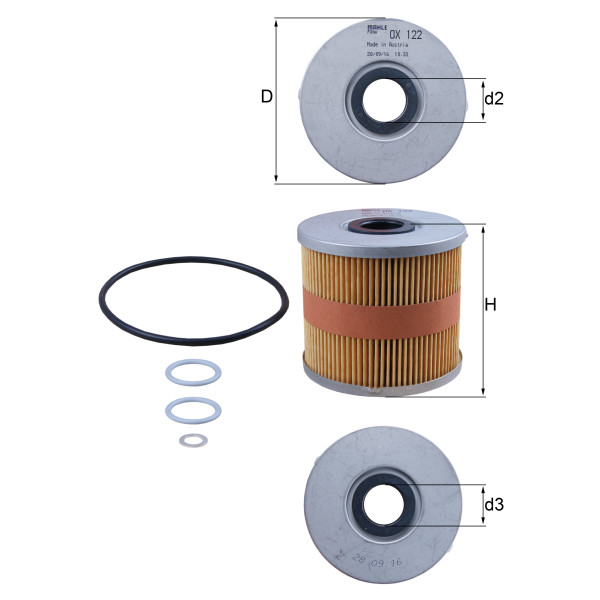 OIL FILTER - ELEMENT image