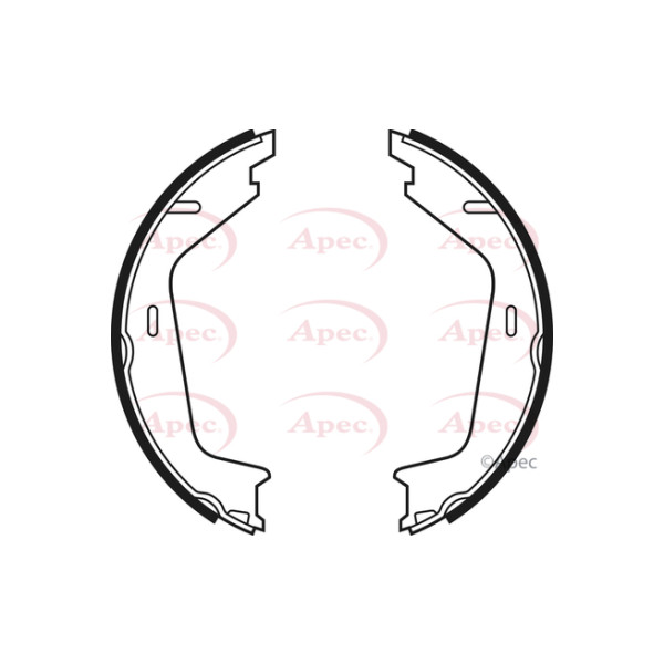 APEC BRAKE SHOES REAR image