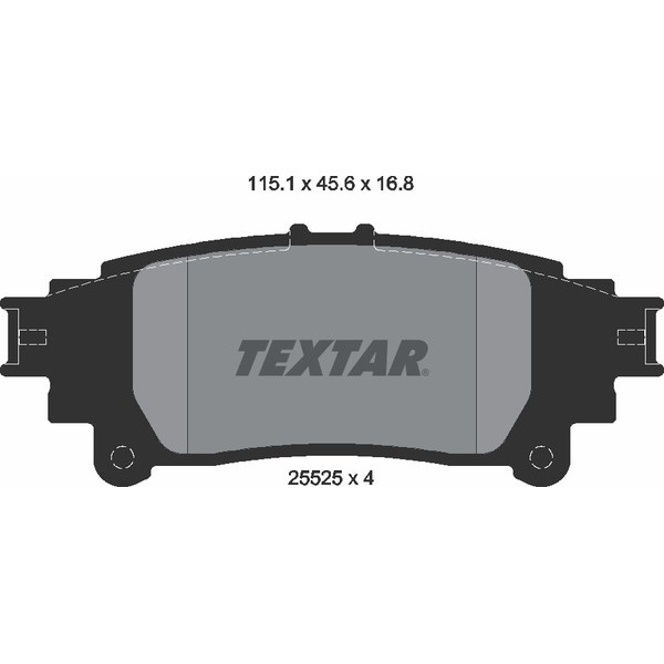 TEXTAR PC BRAKE PADS image