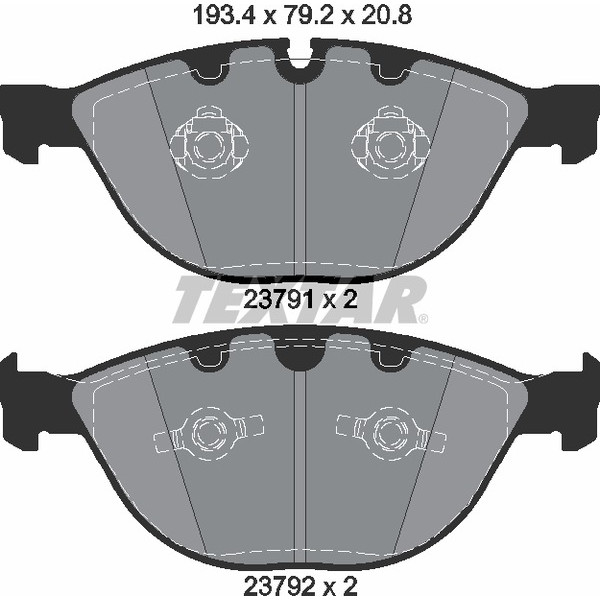 TEXTAR PC BRAKE PADS image