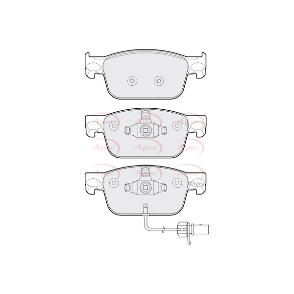 APEC BRAKE PADS (FRONT) (R90) image