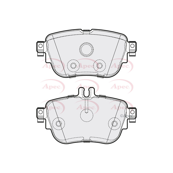 APEC BRAKE PADS (REAR) (R90) image