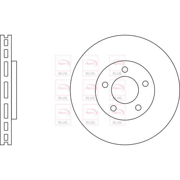 BRAKE DISC (FRONT) (SINGLE) image