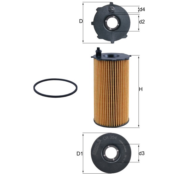 OIL FILTER - ELEMENT image