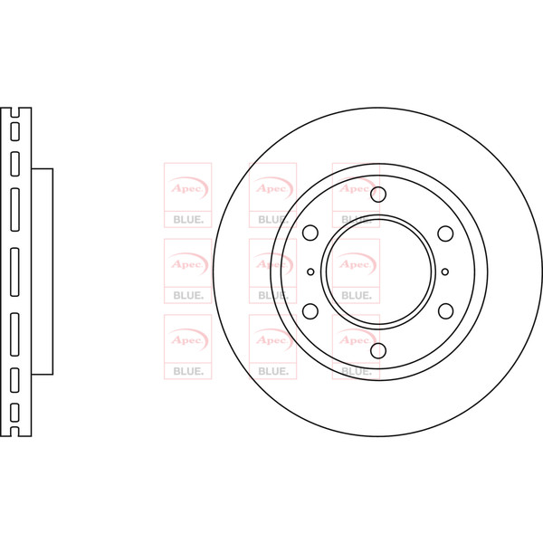 BRAKE DISC (FRONT) (SINGLE) image