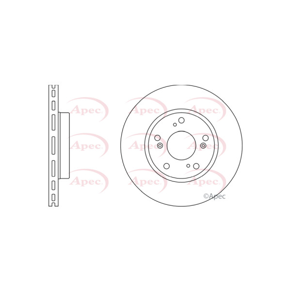 APEC BRAKE DISC (FRONT) (SINGLE) image