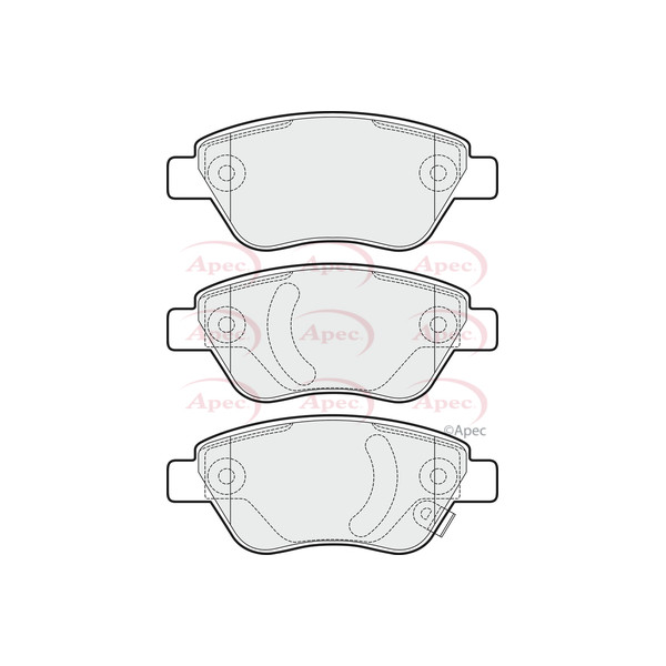 APEC BRAKE PADS (FRONT) (R90) image