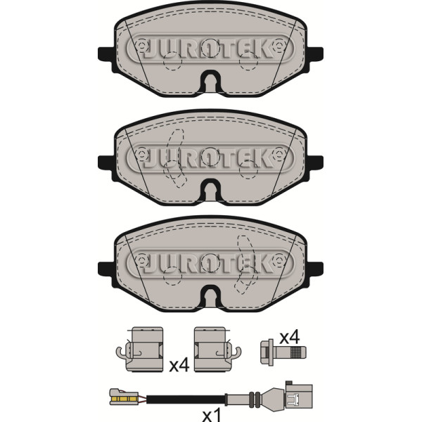 PAD (FRONT) - AUDI SEAT SKODA VW image