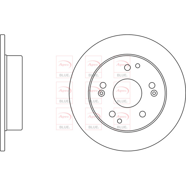 BRAKE DISC (REAR) (SINGLE) image