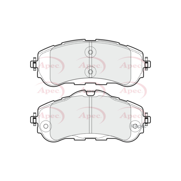 APEC BRAKE PADS (FRONT) (R90) image