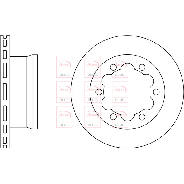 BRAKE DISC (REAR) (SINGLE) image