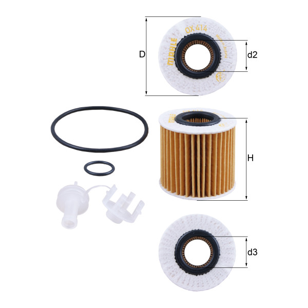 OIL FILTER - ELEMENT image