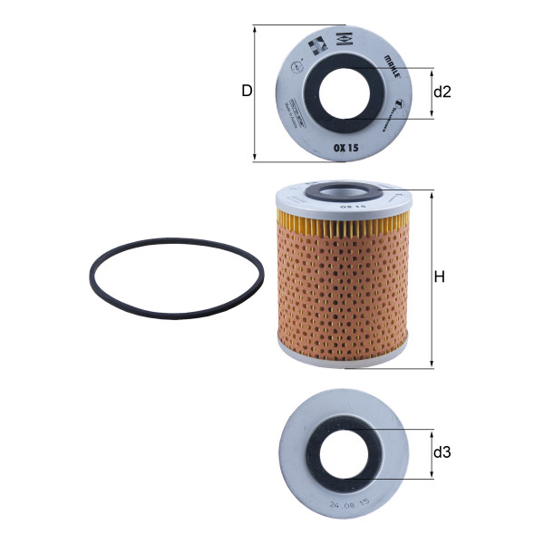 OIL FILTER - ELEMENT image