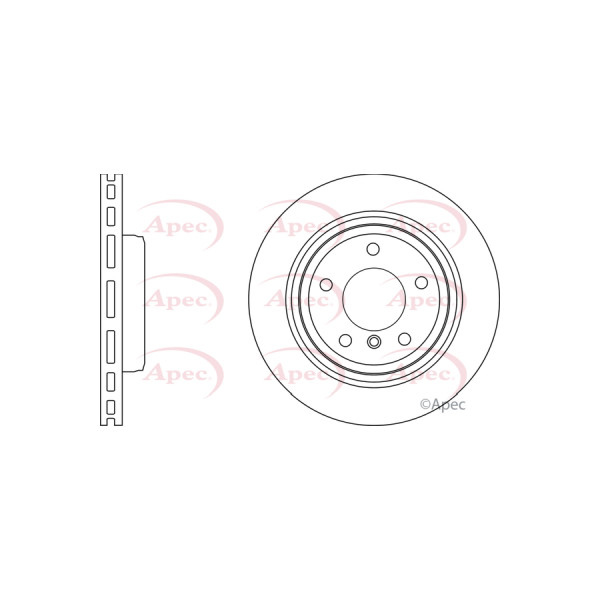 APEC BRAKE DISC (REAR) (SINGLE) image