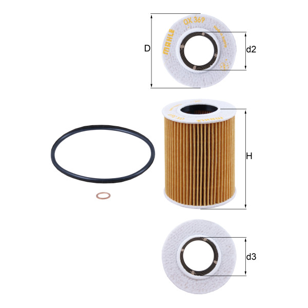 OIL FILTER - ELEMENT image