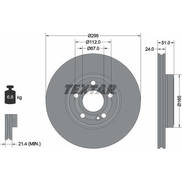 TEXTAR PC BRAKE DISCS image