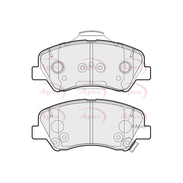 APEC BRAKE PADS (FRONT) (R90) image