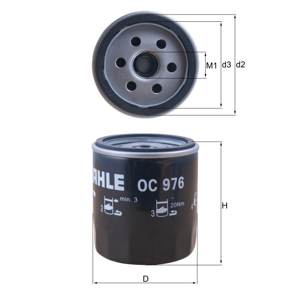 OIL FILTER - SPIN ON image
