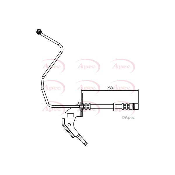 APEC BRAKE HOSE image